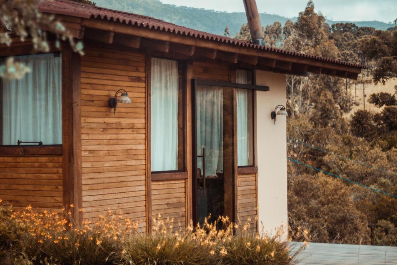 Cafe E Cabanas Lenha No Fogo Urubici Bagian luar foto
